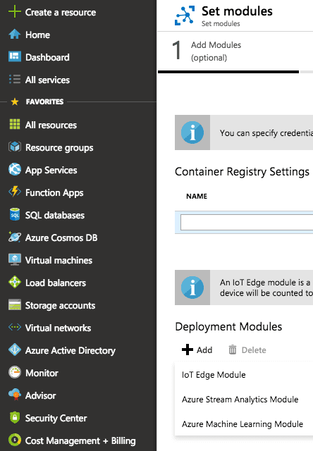 Add IoT Edge Module